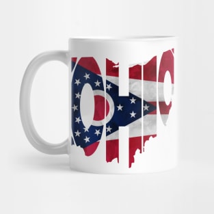 Ohio Typo Map Mug